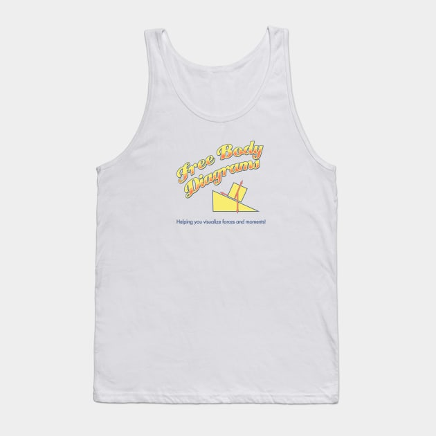 Free Body Diagram Ad Tank Top by acrossTPB